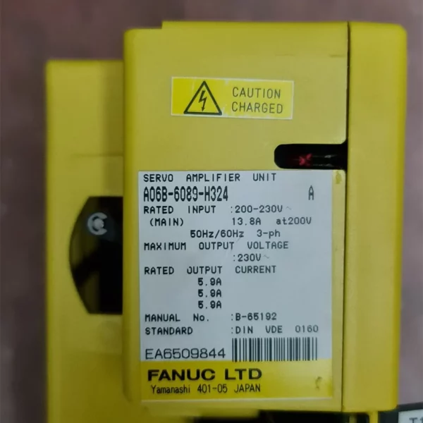 A06B-6089-H324 FANUC 3 Eksen Servo Sürücü - Görsel 4